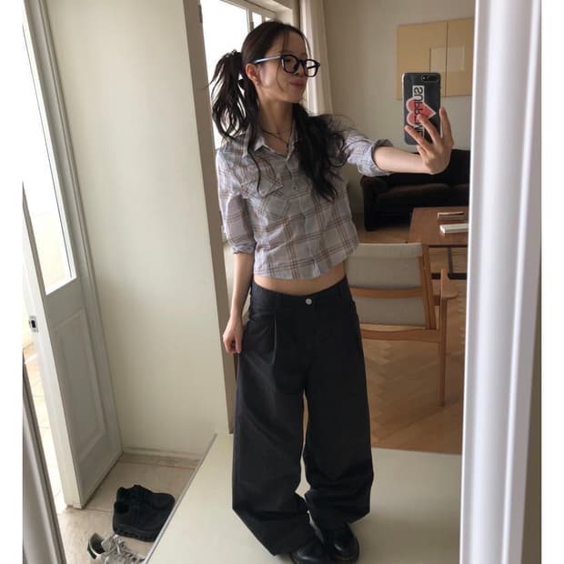 [새상품] 릿킴 DAILY COTTON PINTUCK PANTS 