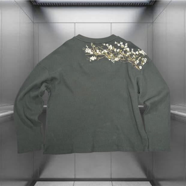 급!Derschutze Blossom Waffle Longsleeve L