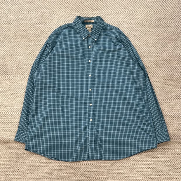 엘엘빈 체크셔츠 r2196