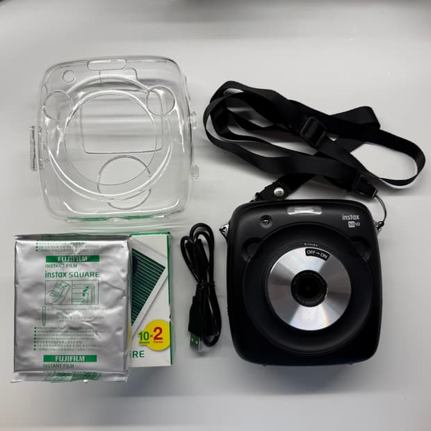 후지필름 인스탁스 SQ10 블랙 폴라로이드 카메라