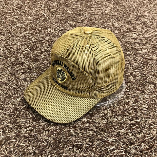 빈티지 내추럴 워커 메쉬캡 골드