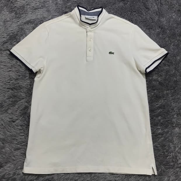 [[4, A급] 라코스테(LACOSTE) 헨리넥 반팔티셔츠@585