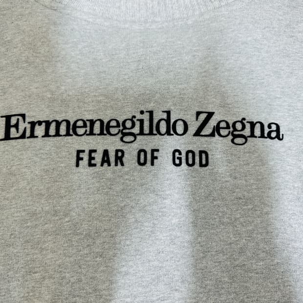 피어오브갓X제냐 콜라보 상의 맨투맨