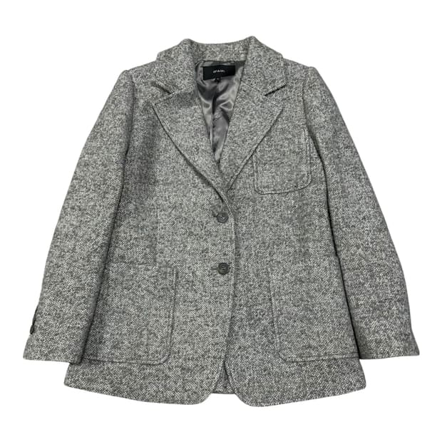 ✨ (바배) 온앤온 양모 알파카 여성 자켓 숏 코트