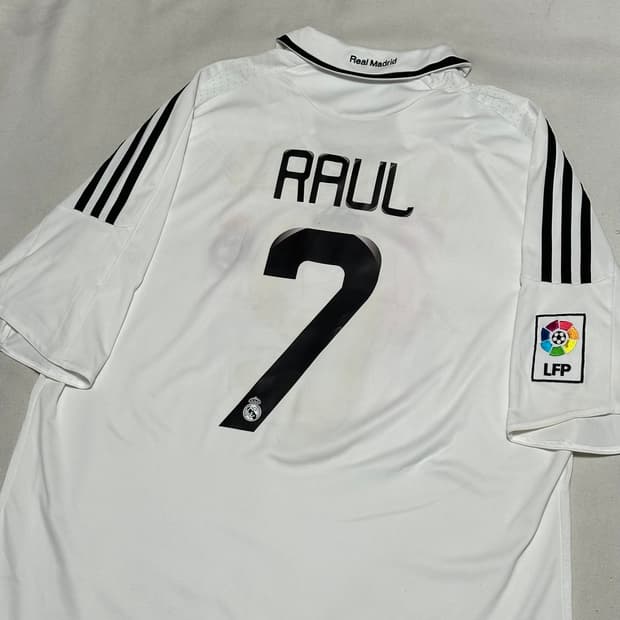 XL 아디다스 래알 마드리드 08-09시즌 홈 유니폼 7. 라울