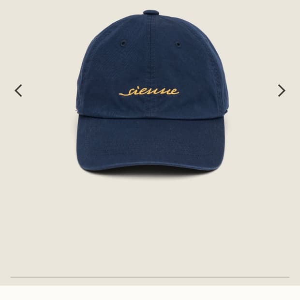시엔느 로고 볼캡 네이비🧢