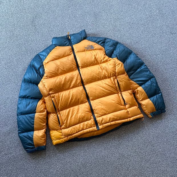 노스페이스 투톤 패딩