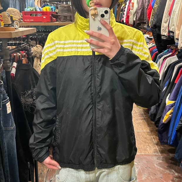 [HI] 이디다스 바람막이 옐로우&블랙