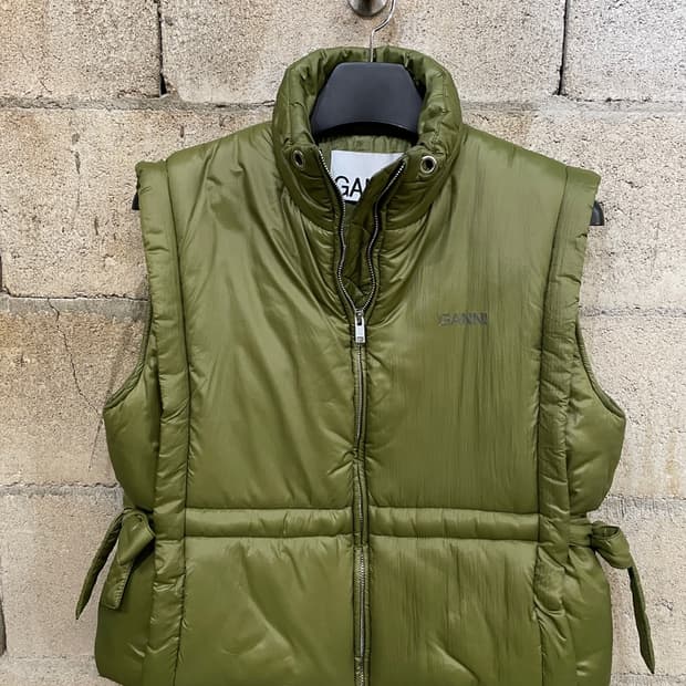 가니 샤이니 퀼팅 베스트