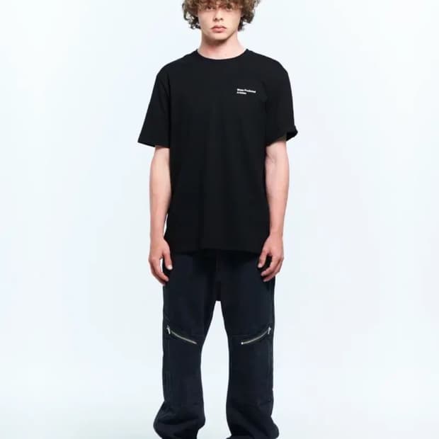 플라스틱프로덕트 MPa T-SHIRT 반팔 블랙 새상품 L