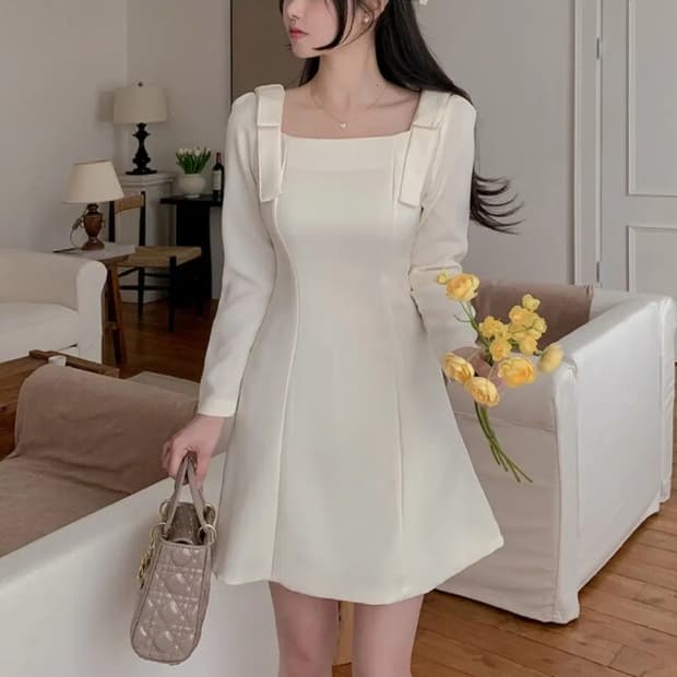 클래식 블랑 원피스