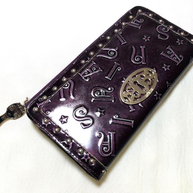 Anna sui 안나수이 에나멜 키링 지갑