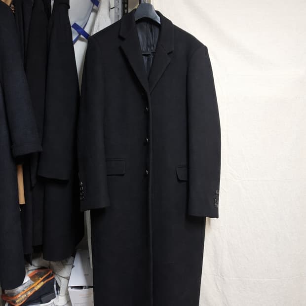 마마가리 히든싱글 20fw 50사이즈 블랙