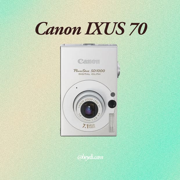 (강민경 아이브 리즈 은채) 캐논 ixus70(SD1000, IXY10)