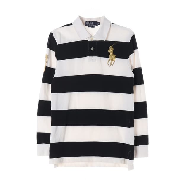폴로 랄프로렌 커스텀핏 럭비티셔츠 M