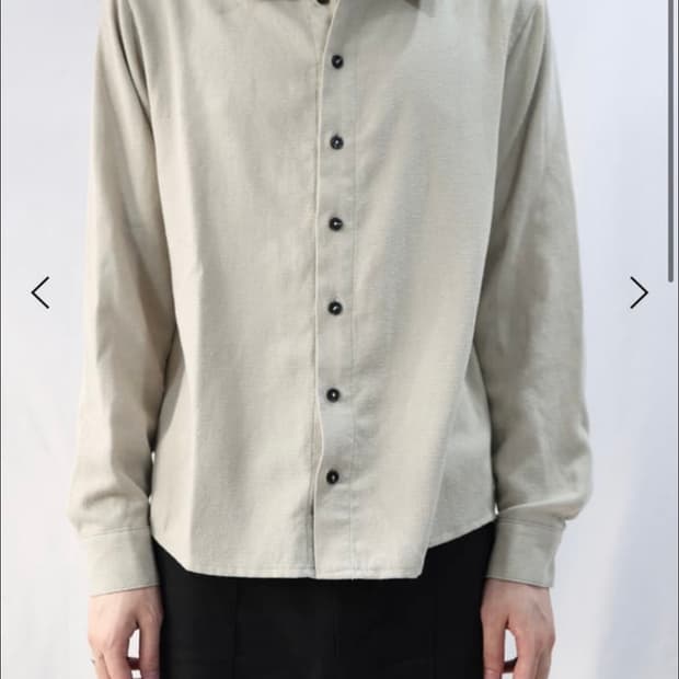 Les 레스 Seim tailored shirt (beige) 1사이즈
