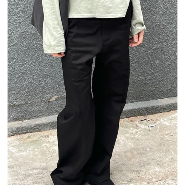 머듈 mudule fatigue pants [black - 2]