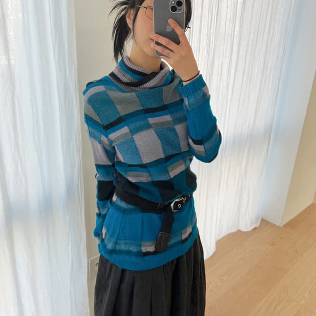 vintage dory turtleneck knit top