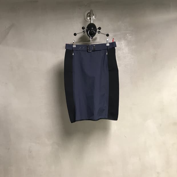 프라다 스커트 배색 40