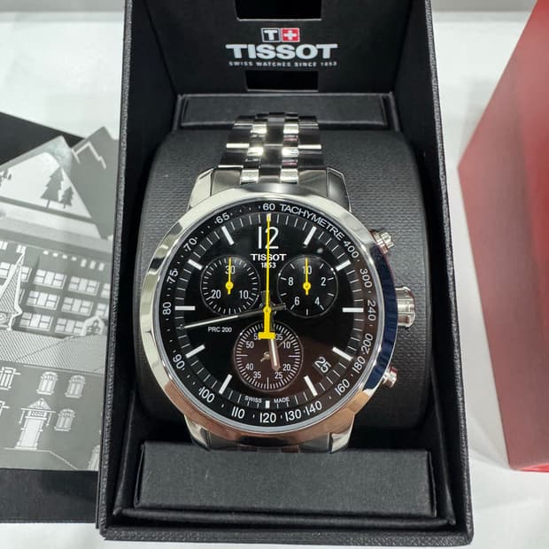 티쏘 PRC200 (신형) 블랙 메탈 풀박스