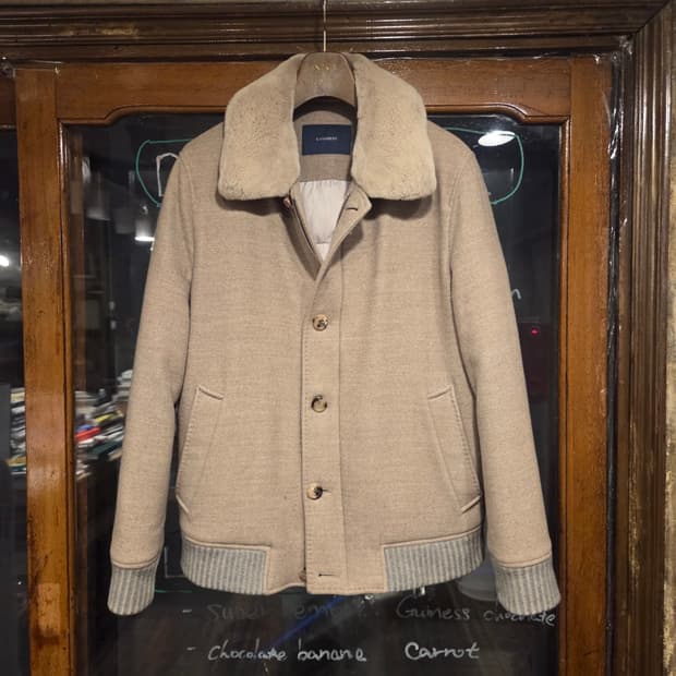 란스미어 캐시미어 블루종