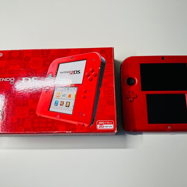 닌텐도 2DS 식빵 레드 일판 박스셋 판매 (3DS)