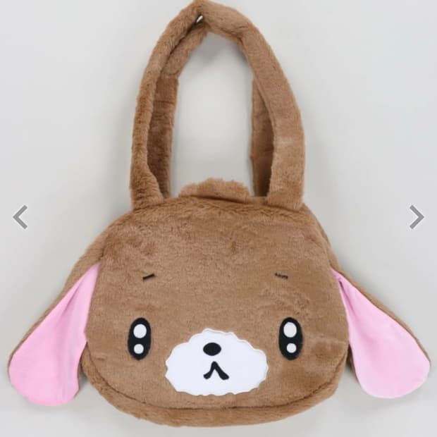 스핀즈 베이비메탈클럽 산리오 슈가바니즈 쿠로우사 페이스백 가방