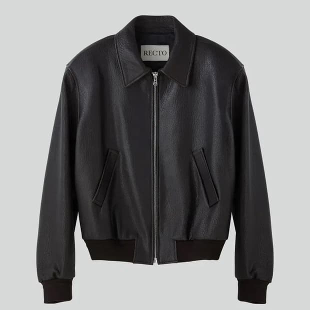 렉토 24FW 벤 슈렁큰 램 레더 자켓 M사이즈