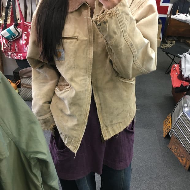 빈티지 칼하트 디트로이트 자켓