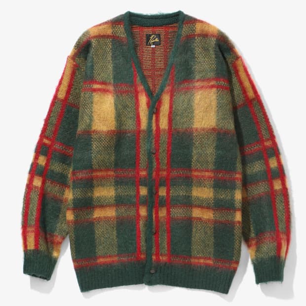 니들스 NEEDLES 모헤어 카디건 - TARTAN