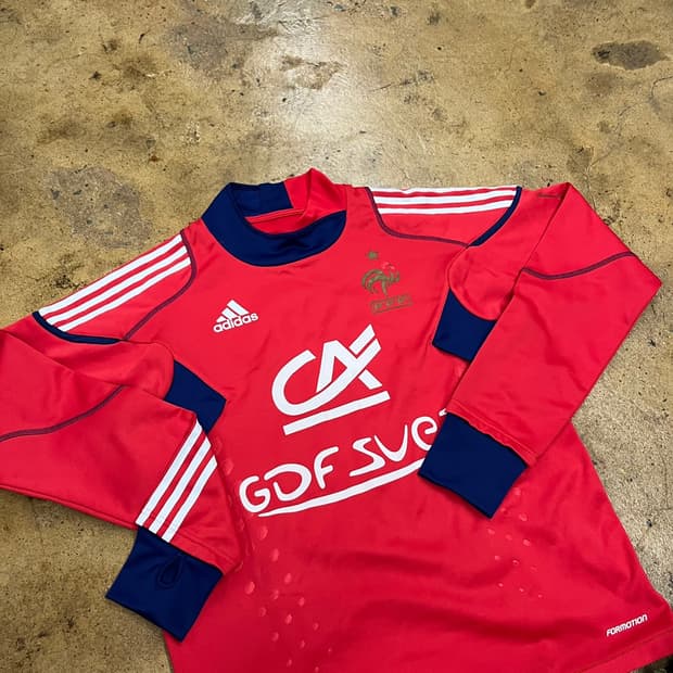 [정품/M] 아디다스 프랑스 축구 국대 긴팔 유니폼 b8