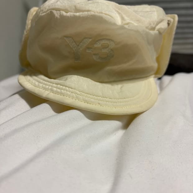 Y-3 패디드 이어플랩 캡 모자