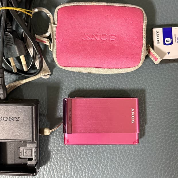 소니 dsc-t90 핑크