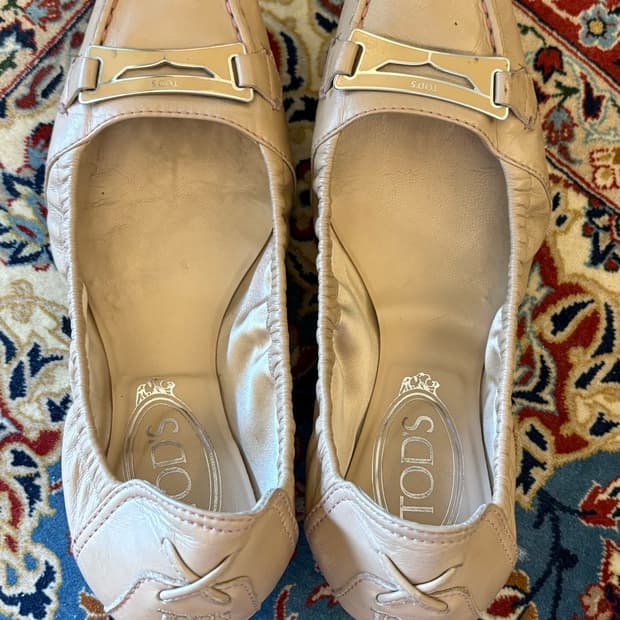 00‘s 빈티지 Tod's 밴딩 플렛슈즈