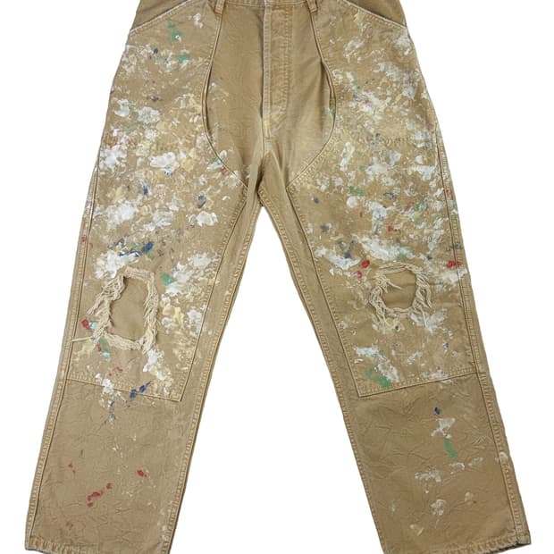 헤릴 더블니 스플래시 페인터 팬츠