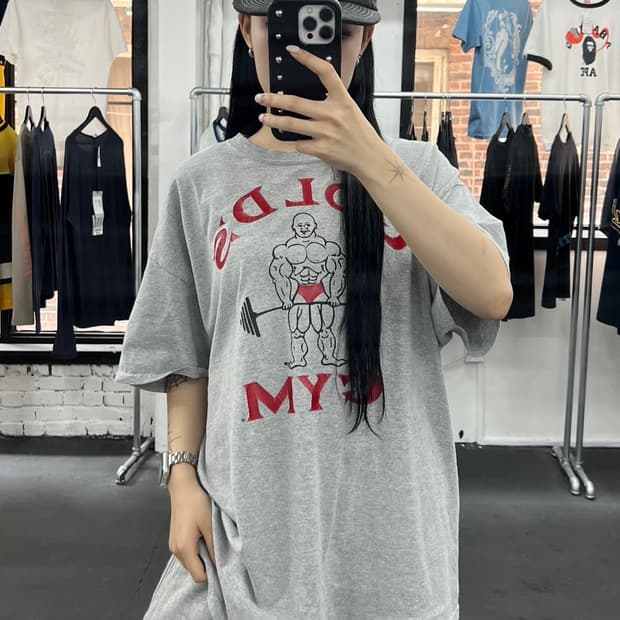 Gold's Gym 프린팅 티셔츠