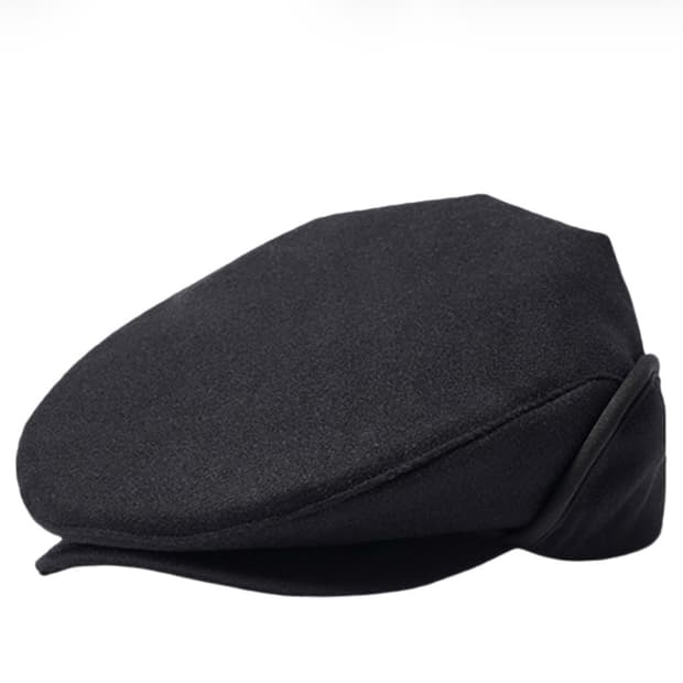 Open yy Bicycle Fordable Earflap Black