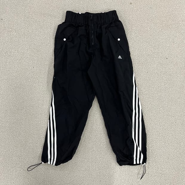 [S] 아디다스 여성 삼선 시스루포켓 트레이닝 조거 팬츠 츄리닝 0120
