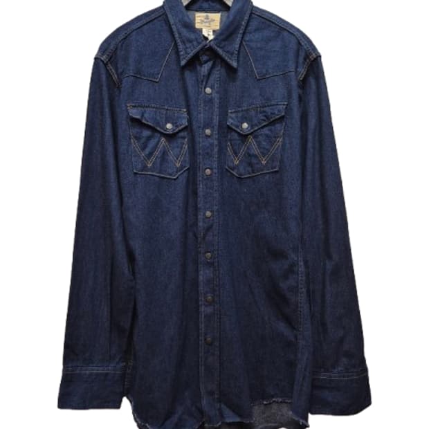 랭글러 웨스턴 데님셔츠