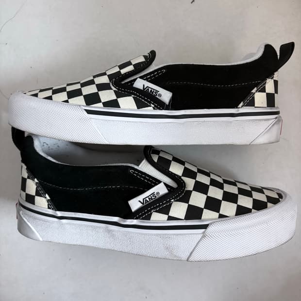 반스 체커보드 슬립온