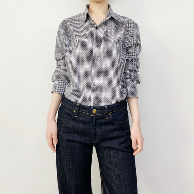 살바토레 페라가모 패턴 셔츠