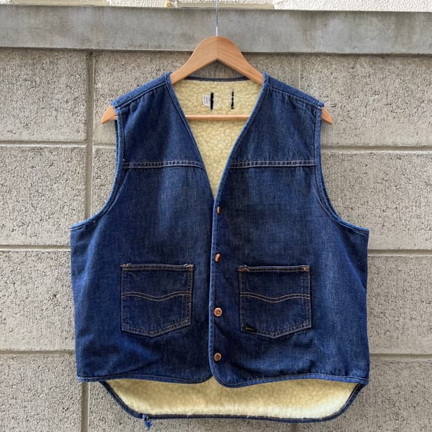 1970s SEARS ROEBUCKS DENIM 빈티지데님쉐르파베스트