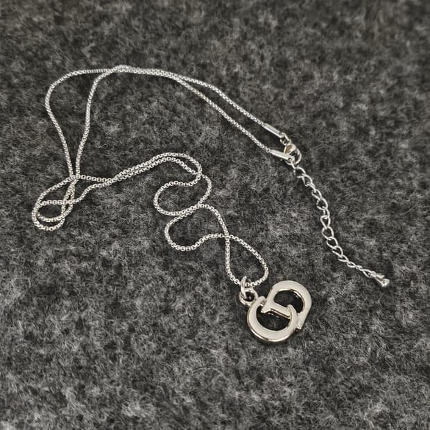 554 디올 CD로고 빈티지 업사이클링 남자 써지컬 목걸이