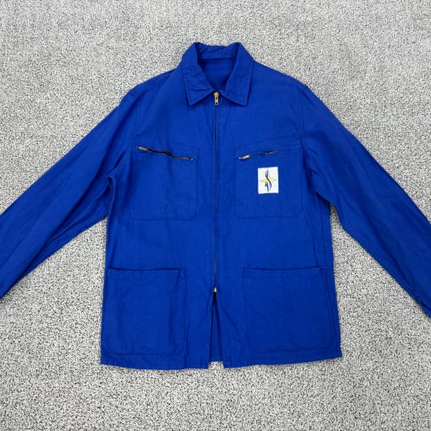 [M] 빈티지 프렌치워크자켓 지퍼