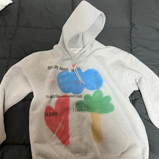 더뮤지엄비지터 후드티 L