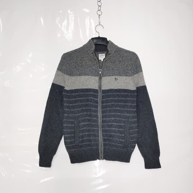 HAZZYS 헤지스 남성 니트 스웨터 집업가디건