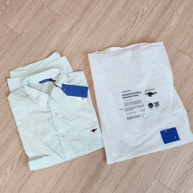 (새상품) 네이더스 컴포트셔츠 민트