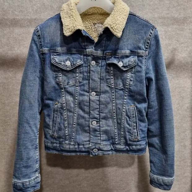 주니어 12~14 폴로 트러커 청자켓