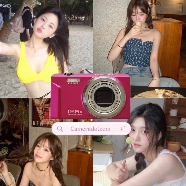 풀셋!) 카시오 엑슬림 zs150 핑크 casio exilim