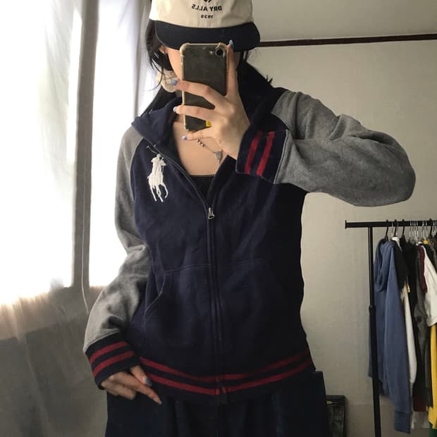 폴로 빅포니 나그랑 후드집업